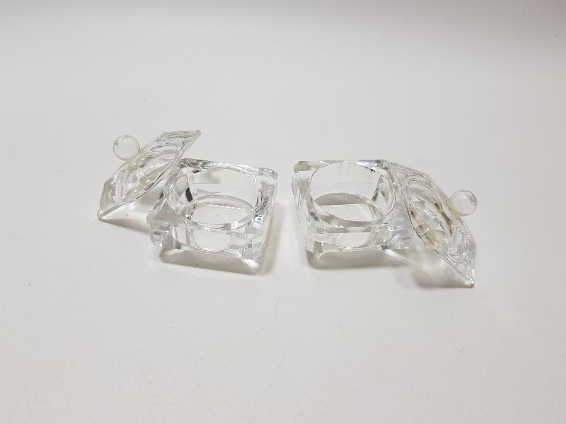 ANTİKA BİR ÇİFT KRİSTAL HOKKA