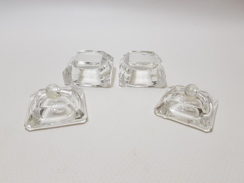 ANTİKA BİR ÇİFT KRİSTAL HOKKA