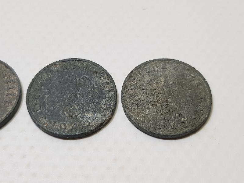 2. DÜNYA SAVAŞI NAZİ ALMANYASI 10 PFENNIG PARA LOTU