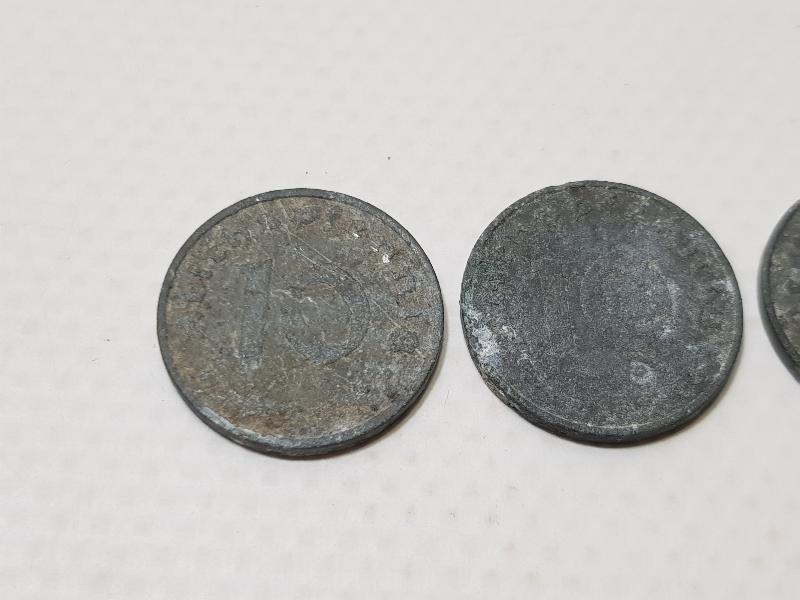 2. DÜNYA SAVAŞI NAZİ ALMANYASI 10 PFENNIG PARA LOTU