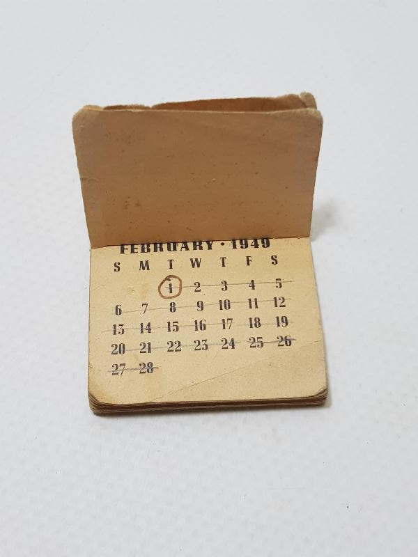 1949 TARİHLİ MİNİ TAKVİM