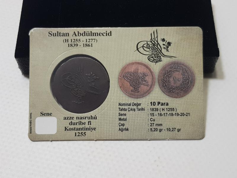 SULTAN ABDÜLMECİD DÖNEMİ BAKIR 10 PARA