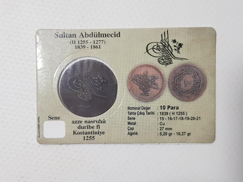 SULTAN ABDÜLMECİD DÖNEMİ BAKIR 10 PARA
