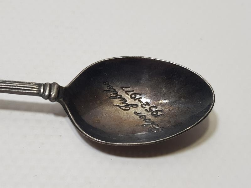 1977 KRALİÇE ELİZABET SİLVER JUBİLE HATIRASI GÜMÜŞ ÇAY KAŞIĞI