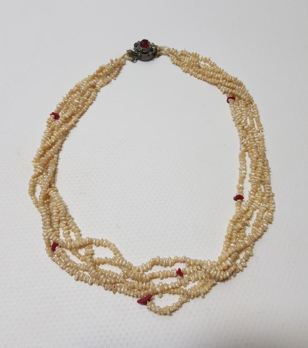 OSMANLI DÖNEMİ MERCAN TAŞLI KUM İNCİ