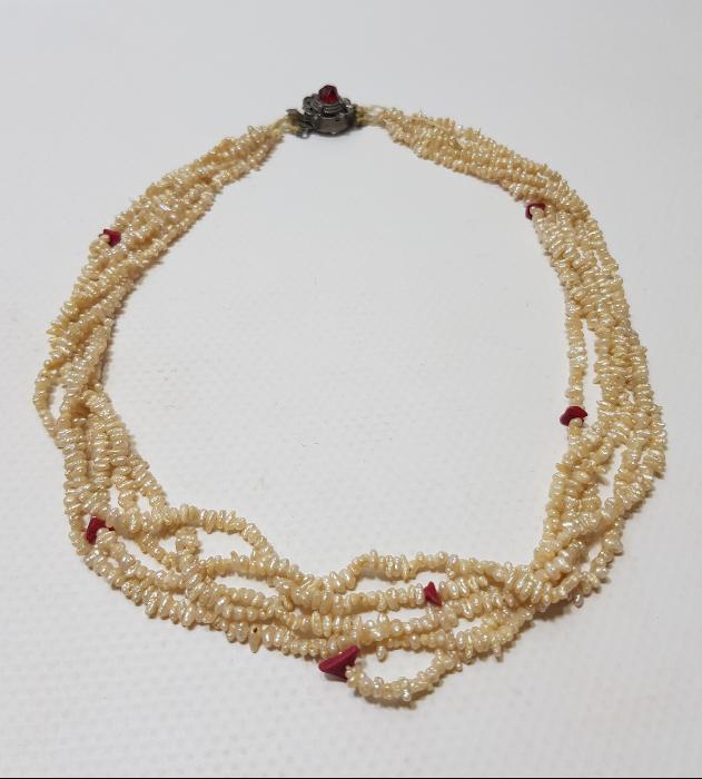 OSMANLI DÖNEMİ MERCAN TAŞLI KUM İNCİ