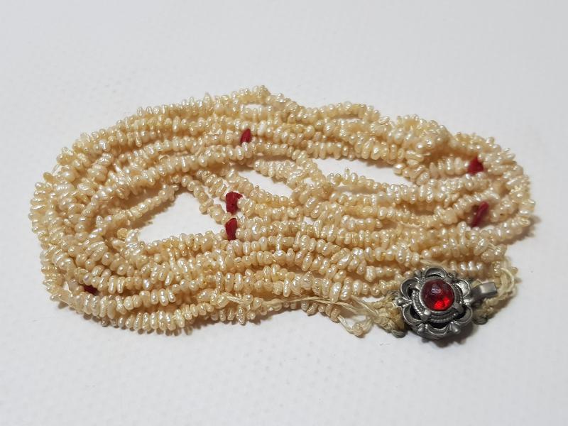 OSMANLI DÖNEMİ MERCAN TAŞLI KUM İNCİ