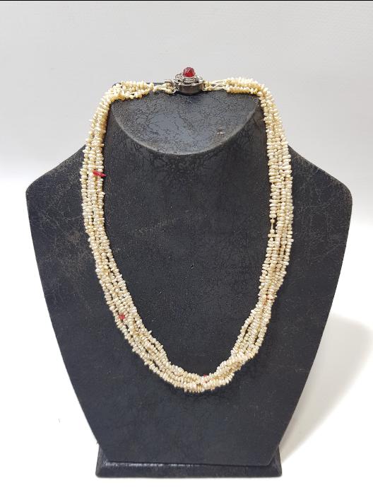 OSMANLI DÖNEMİ MERCAN TAŞLI KUM İNCİ