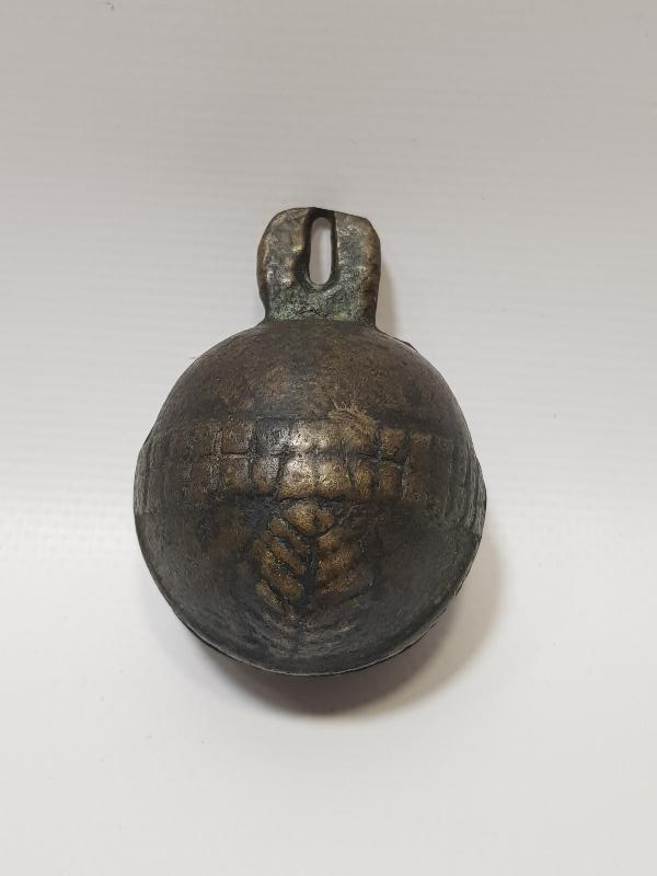 OSMANLI DÖNEMİ ÜZERİ ERMENİCE YAZILI BRONZ ÇAN