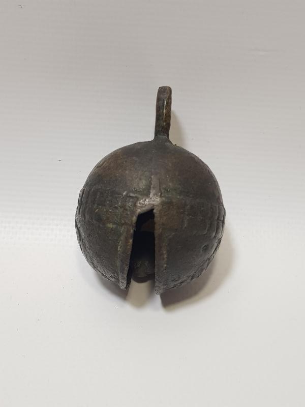 OSMANLI DÖNEMİ ÜZERİ ERMENİCE YAZILI BRONZ ÇAN