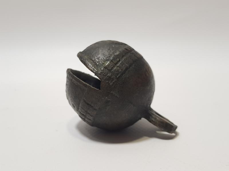 OSMANLI DÖNEMİ ÜZERİ ERMENİCE YAZILI BRONZ ÇAN