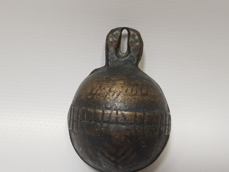 OSMANLI DÖNEMİ ÜZERİ ERMENİCE YAZILI BRONZ ÇAN