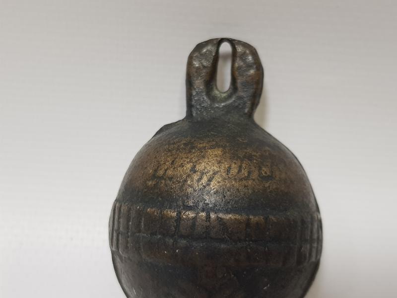 OSMANLI DÖNEMİ ÜZERİ ERMENİCE YAZILI BRONZ ÇAN