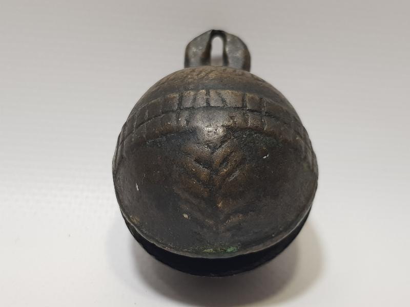 OSMANLI DÖNEMİ ÜZERİ ERMENİCE YAZILI BRONZ ÇAN