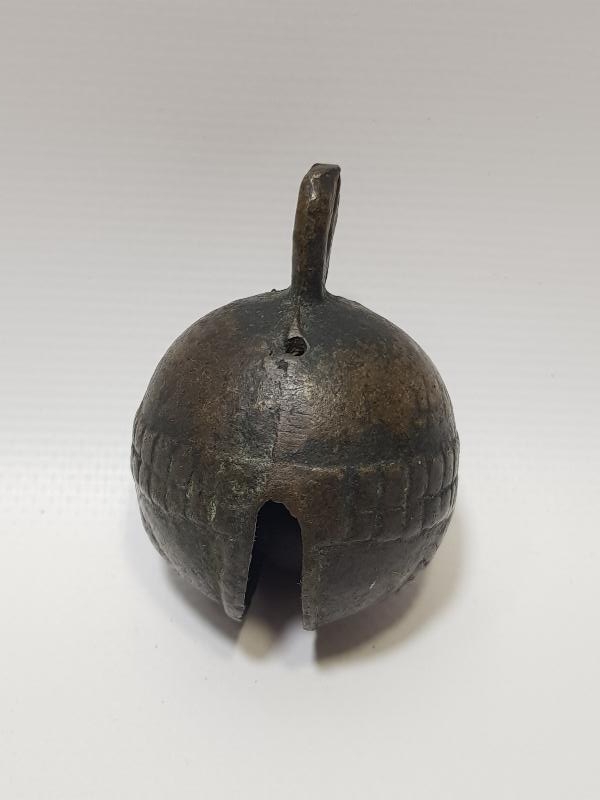 OSMANLI DÖNEMİ ÜZERİ ERMENİCE YAZILI BRONZ ÇAN