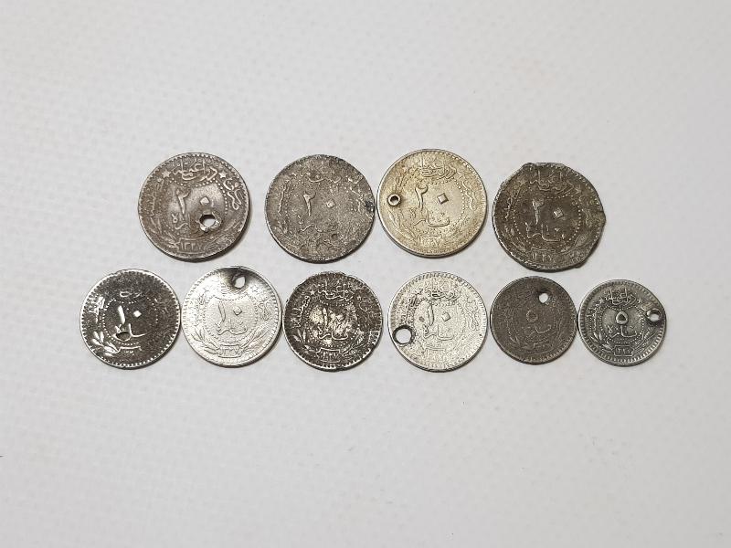 SULTAN MEHMET REŞAD DÖNEMİ MADENİ PARA LOTU