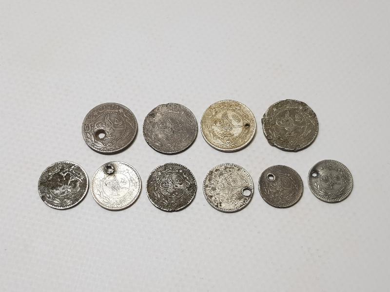 SULTAN MEHMET REŞAD DÖNEMİ MADENİ PARA LOTU