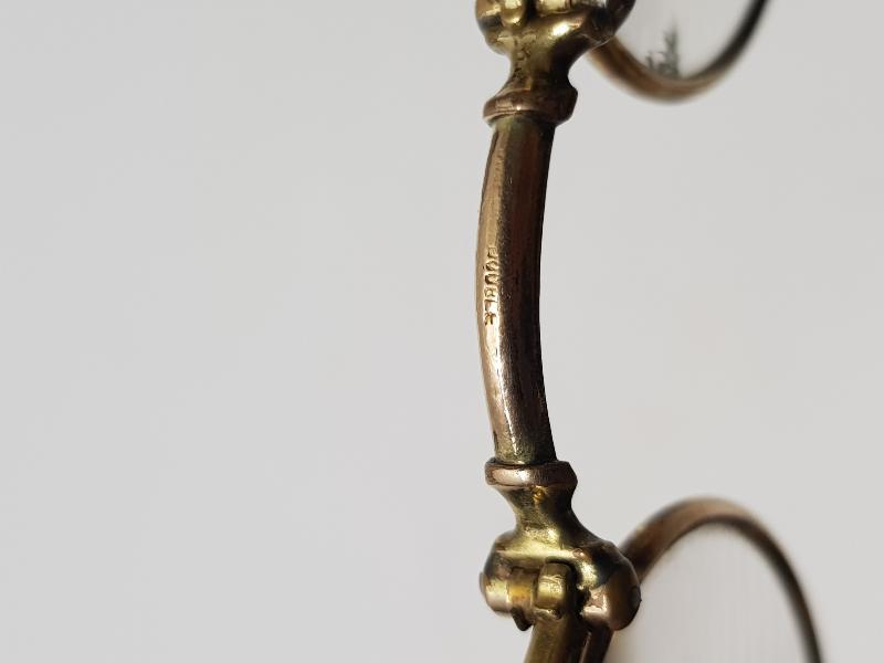 OSMANLI DÖNEMİ ALTIN KAPLAMA OKUMA GÖZLÜĞÜ - OPERA GÖZLÜĞÜ