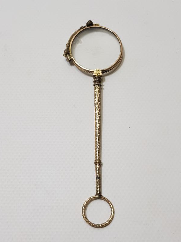 OSMANLI DÖNEMİ ALTIN KAPLAMA OKUMA GÖZLÜĞÜ - OPERA GÖZLÜĞÜ