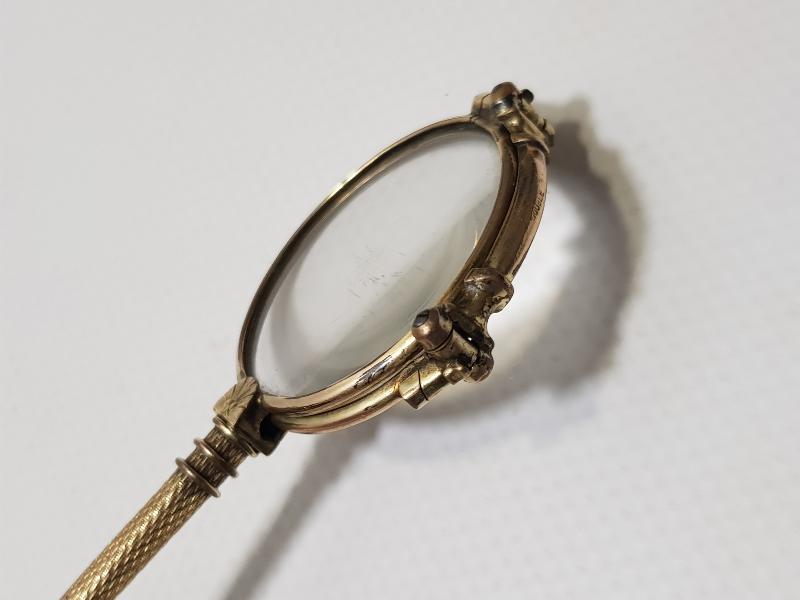 OSMANLI DÖNEMİ ALTIN KAPLAMA OKUMA GÖZLÜĞÜ - OPERA GÖZLÜĞÜ