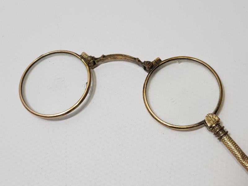 OSMANLI DÖNEMİ ALTIN KAPLAMA OKUMA GÖZLÜĞÜ - OPERA GÖZLÜĞÜ