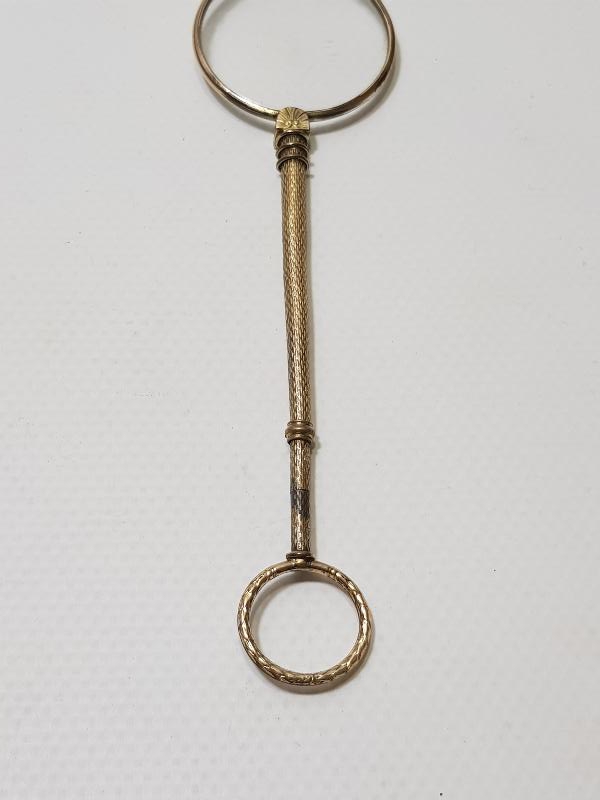 OSMANLI DÖNEMİ ALTIN KAPLAMA OKUMA GÖZLÜĞÜ - OPERA GÖZLÜĞÜ