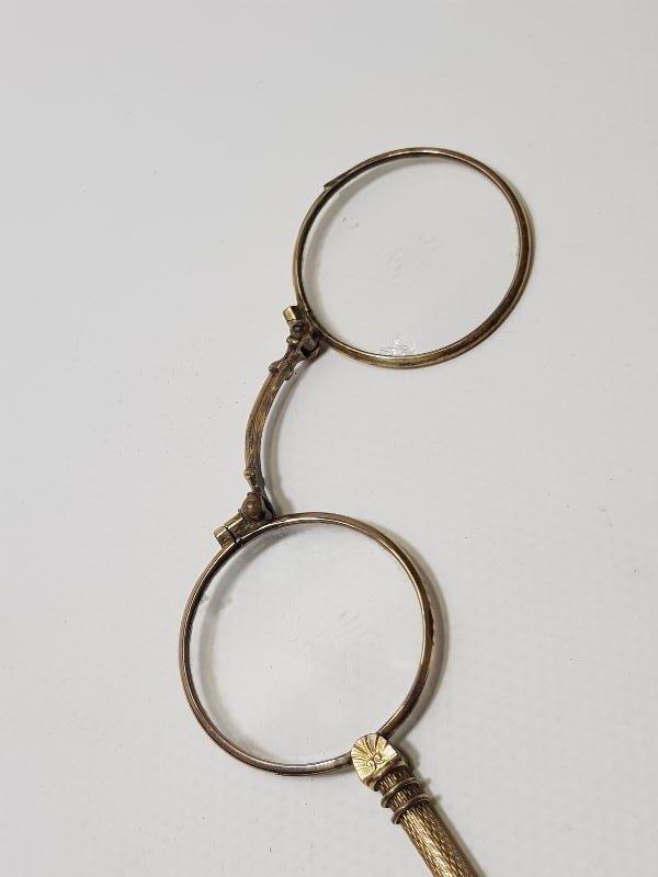 OSMANLI DÖNEMİ ALTIN KAPLAMA OKUMA GÖZLÜĞÜ - OPERA GÖZLÜĞÜ