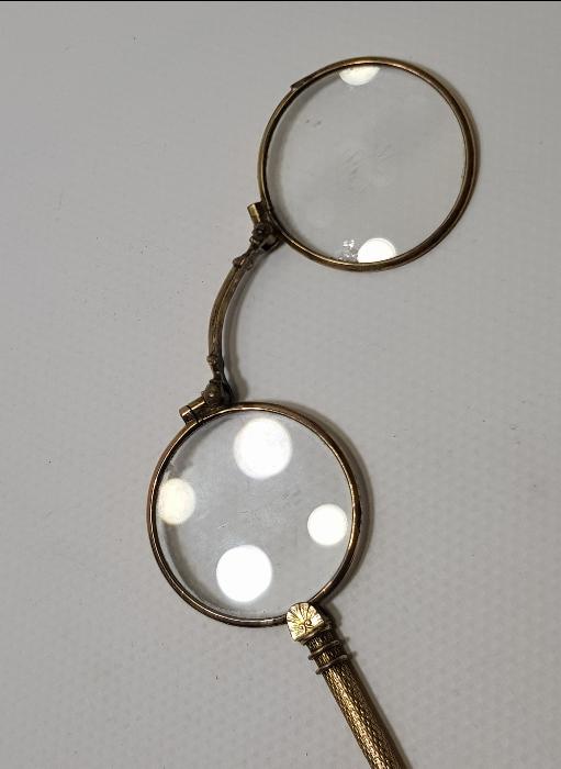 OSMANLI DÖNEMİ ALTIN KAPLAMA OKUMA GÖZLÜĞÜ - OPERA GÖZLÜĞÜ