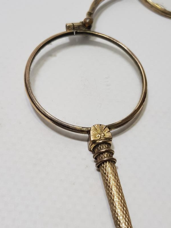 OSMANLI DÖNEMİ ALTIN KAPLAMA OKUMA GÖZLÜĞÜ - OPERA GÖZLÜĞÜ