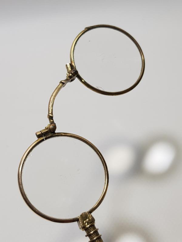 OSMANLI DÖNEMİ ALTIN KAPLAMA OKUMA GÖZLÜĞÜ - OPERA GÖZLÜĞÜ