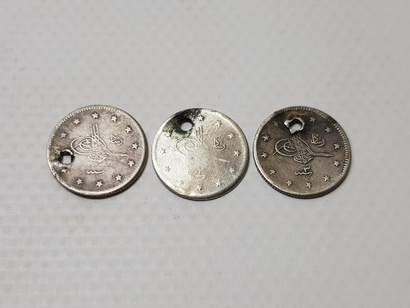 OSMANLI GÜMÜŞ 2 KURUŞ LOTU - SULTAN MEHMET REŞAD DÖNEMİ