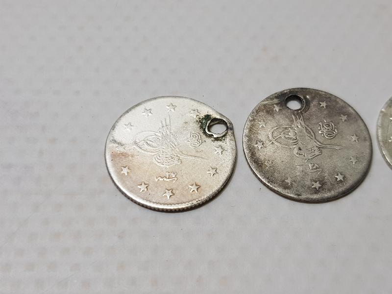 OSMANLI GÜMÜŞ 2 KURUŞ LOTU - SULTAN ABDÜLHAMİD DÖNEMİ