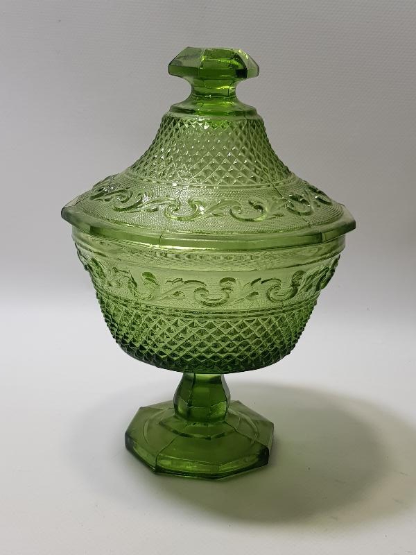 OSMANLI DÖNEMİ KAPAKLI CAM ŞEKERLİK