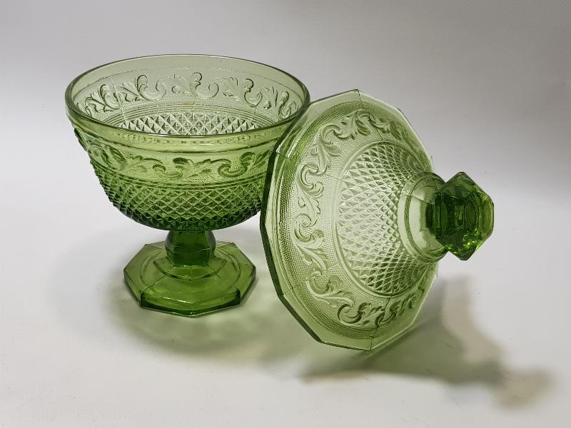 OSMANLI DÖNEMİ KAPAKLI CAM ŞEKERLİK