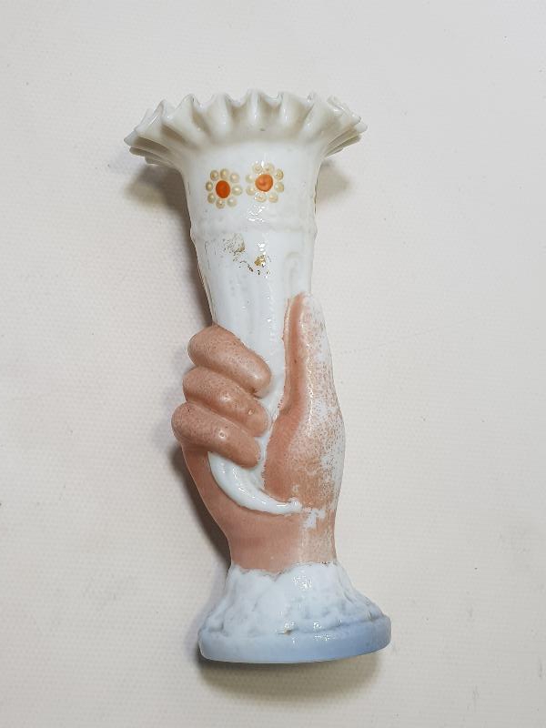 OSMANLI DÖNEMİ OPAL HANIMELİ VAZO