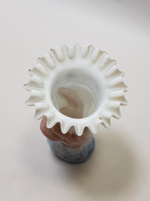 OSMANLI DÖNEMİ OPAL HANIMELİ VAZO