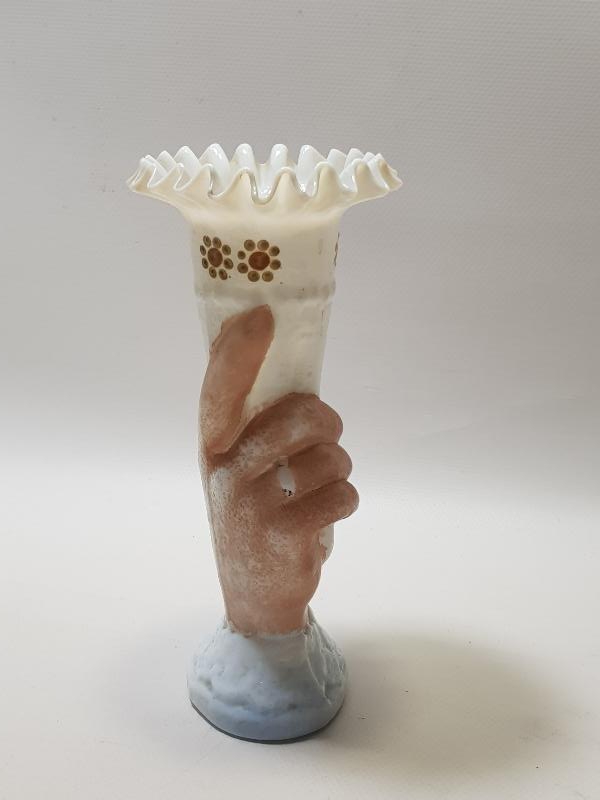 OSMANLI DÖNEMİ OPAL HANIMELİ VAZO