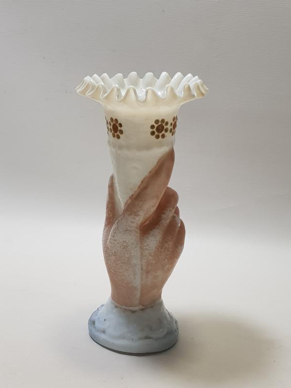 OSMANLI DÖNEMİ OPAL HANIMELİ VAZO