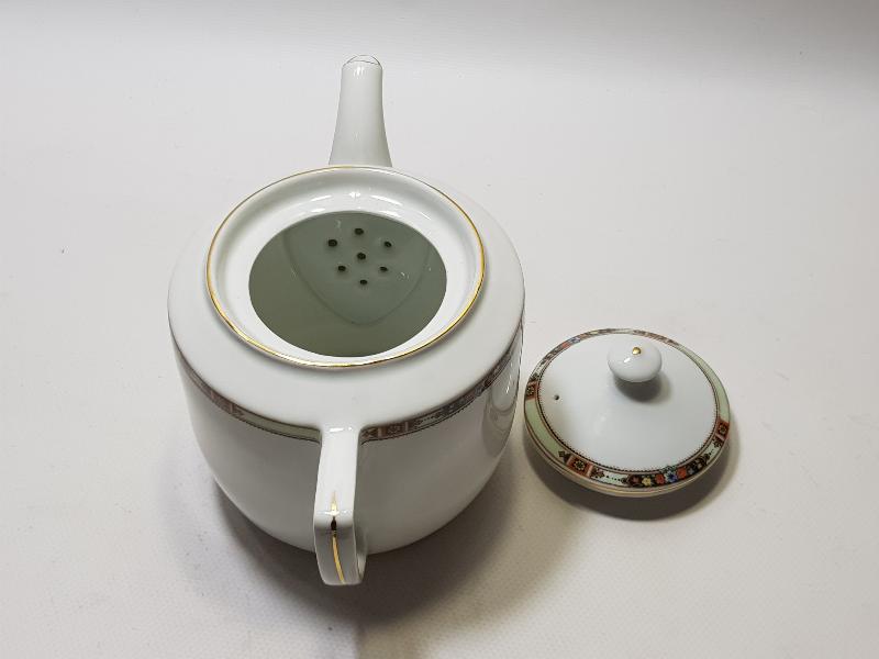 OSMANLI DÖNEMİ SAMUEL MITRANI & FILS STAMBUL DAMGALI ÇAYDANLIK