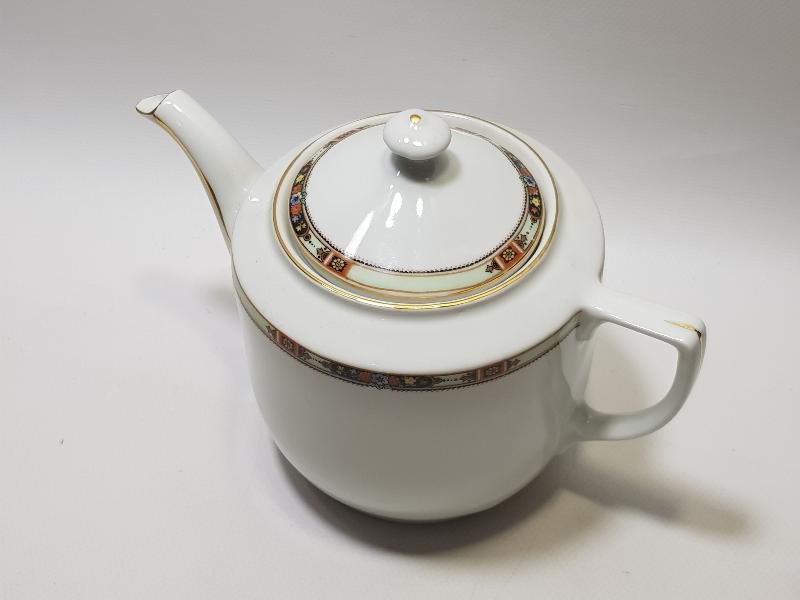 OSMANLI DÖNEMİ SAMUEL MITRANI & FILS STAMBUL DAMGALI ÇAYDANLIK