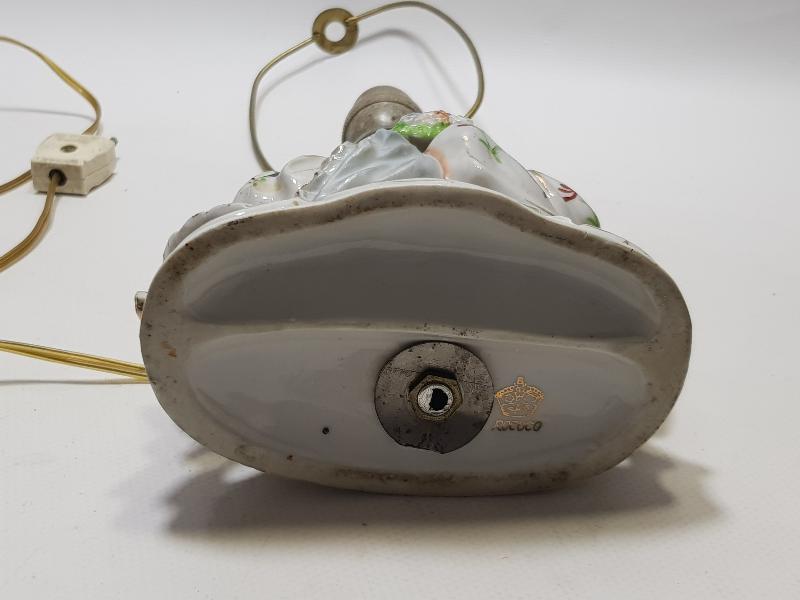 ANTİKA ROCOCO PORSELEN ABAJUR