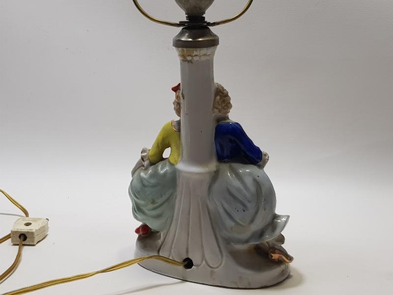 ANTİKA ROCOCO PORSELEN ABAJUR