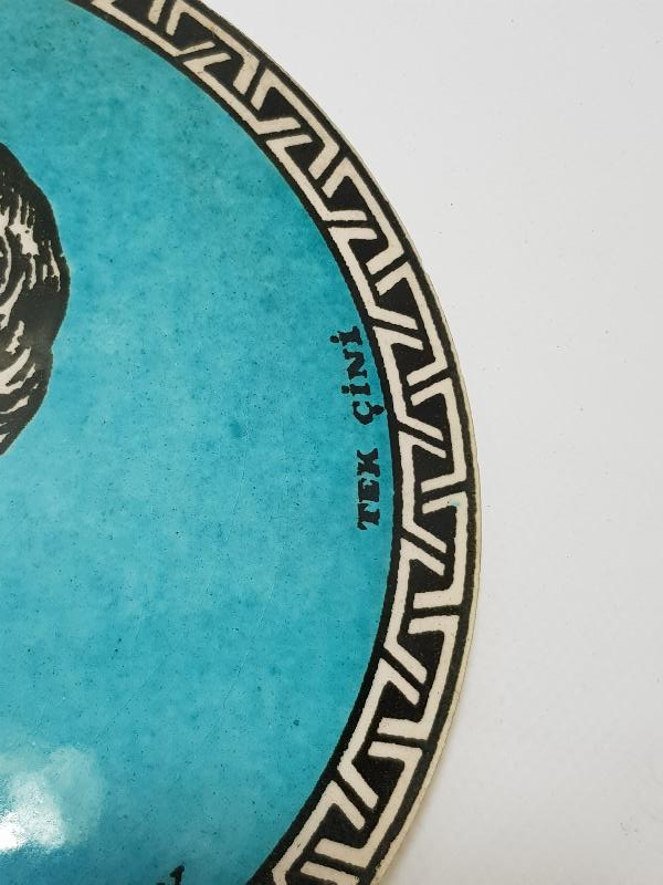 EROS BAŞI TEMALI ÇİNİ DUVAR PANOSU