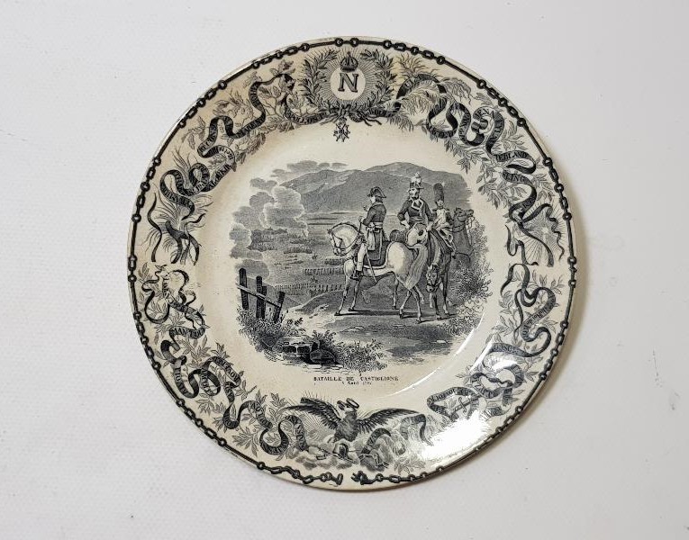 1794 TARİHLİ NAPOLYON GÖRSELLİ PORSELEN TABAK