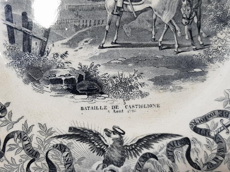 1794 TARİHLİ NAPOLYON GÖRSELLİ PORSELEN TABAK