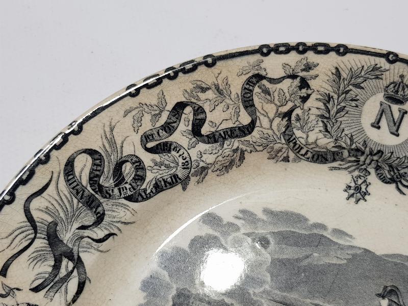 1794 TARİHLİ NAPOLYON GÖRSELLİ PORSELEN TABAK