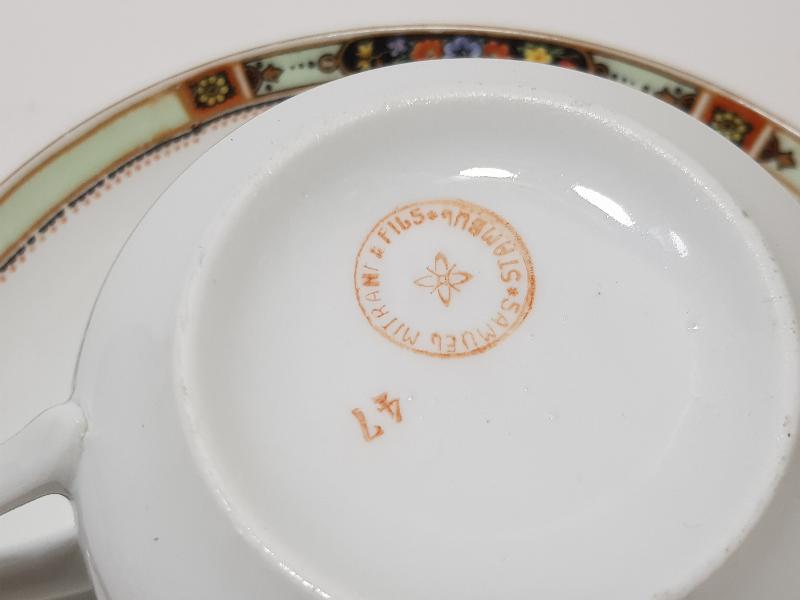 OSMANLI DÖNEMİ SAMUEL MITRANI & FILS STAMBUL DAMGALI FİNCAN