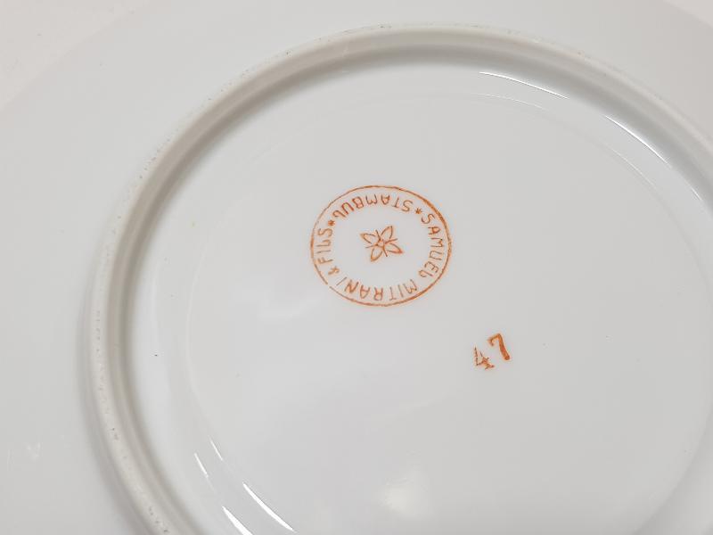 OSMANLI DÖNEMİ SAMUEL MITRANI & FILS STAMBUL DAMGALI FİNCAN