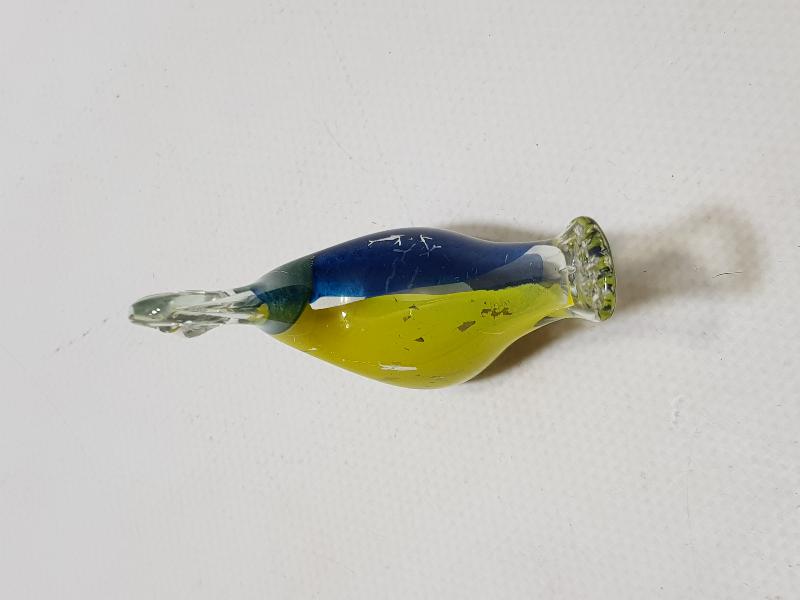 ANTİKA ANADOLU İŞİ EL BOYAMA CAM KUŞ BİBLOSU