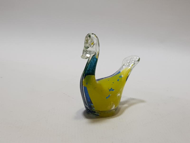 ANTİKA ANADOLU İŞİ EL BOYAMA CAM KUŞ BİBLOSU